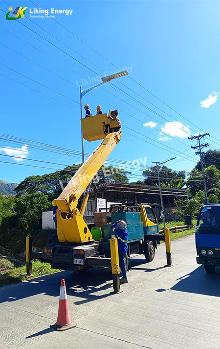 Lampu Jalan tenaga surya terintegrasi lampu jalan dengan tenaga surya kualitas tinggi