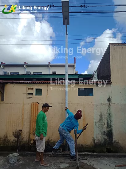 Suka GSL industri lampu jalan daya tinggi 150 w-400 w All-In-One tenaga surya