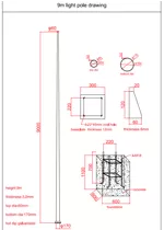 Tongkat lampu jalan tenaga surya 9M, kerucut 60 170 spesifikasi. Pdf Tongkat lampu jalan tenaga surya 9M, kerucut 60 170 spesifikasi. Pdf