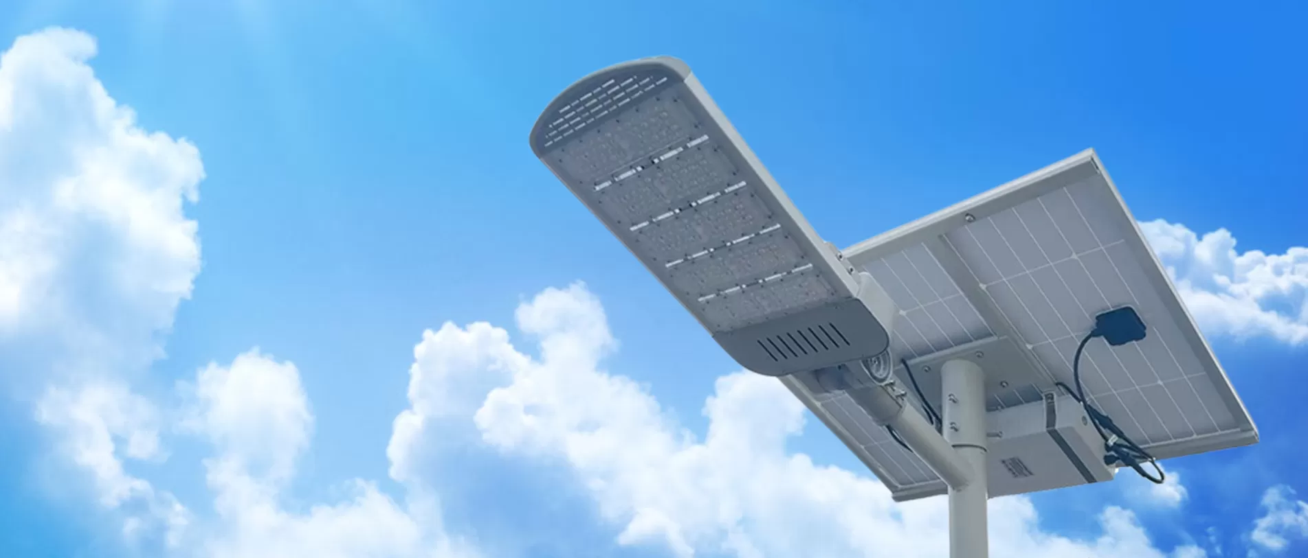 Lampu Jalan surya belahan Lampu Jalan surya belahan