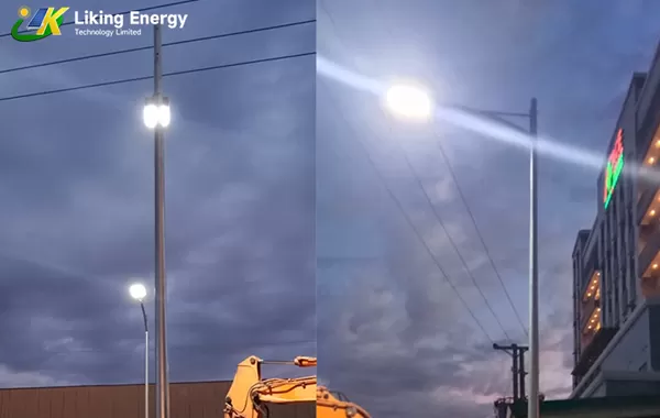 Pencahayaan lokasi konstruksi