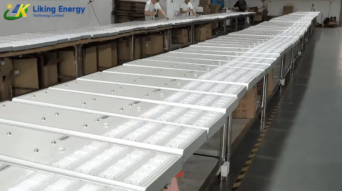 Liking-M60W lampu jalan All-In-One tenaga surya yang hemat biaya