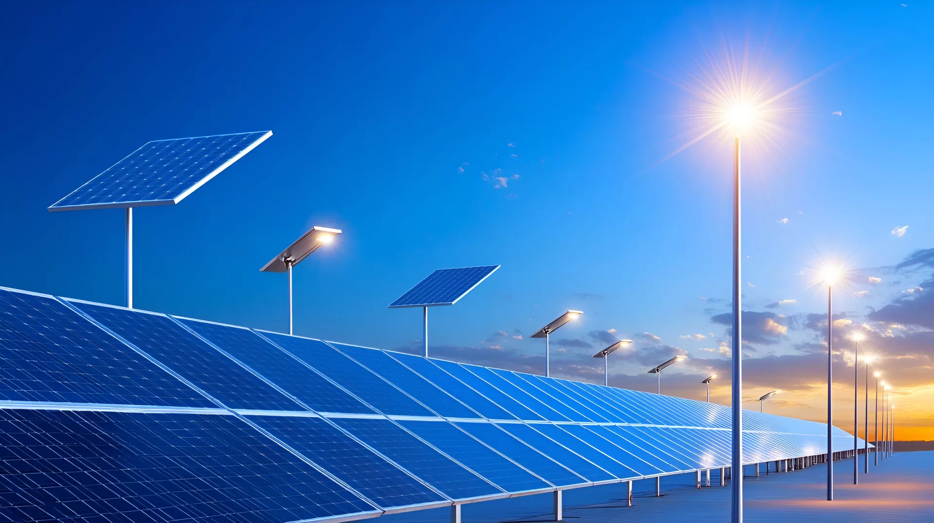 Solusi lampu jalan tenaga surya